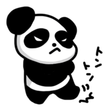 An evil-eyed panda sticker #1601245
