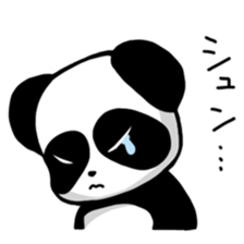 An evil-eyed panda sticker #1601257