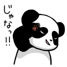 An evil-eyed panda sticker #1601258