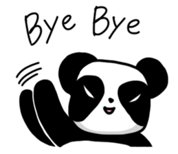 An evil-eyed panda sticker #1601263