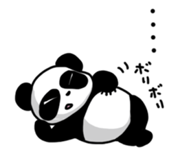 An evil-eyed panda sticker #1601271