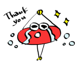 lip monster sticker #1601584