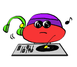 lip monster sticker #1601588