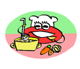 lip monster sticker #1601589