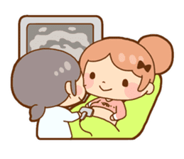 Pregnancy produced sticker sticker #1601915