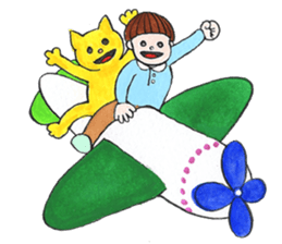 Nobuo and Neko sticker #1602656