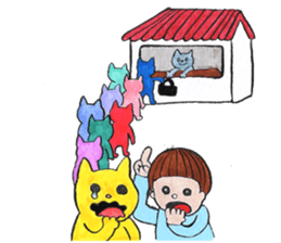 Nobuo and Neko sticker #1602672