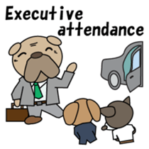 Bulldog general manager English version sticker #1603633