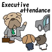 Bulldog general manager English version sticker #1603633