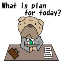 Bulldog general manager English version sticker #1603634