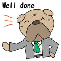 Bulldog general manager English version sticker #1603637