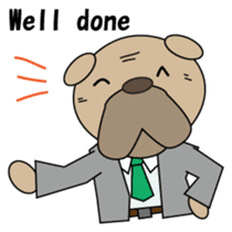 Bulldog general manager English version sticker #1603637