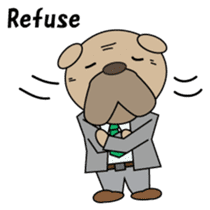 Bulldog general manager English version sticker #1603638