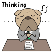 Bulldog general manager English version sticker #1603639