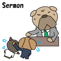 Bulldog general manager English version sticker #1603640