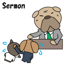 Bulldog general manager English version sticker #1603640