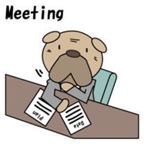 Bulldog general manager English version sticker #1603641