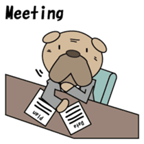 Bulldog general manager English version sticker #1603641