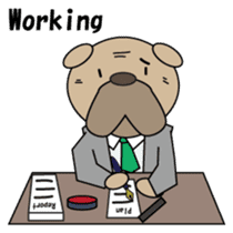 Bulldog general manager English version sticker #1603643