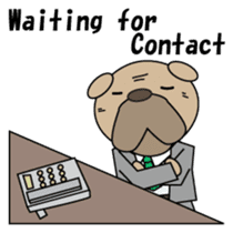 Bulldog general manager English version sticker #1603644
