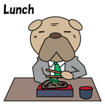 Bulldog general manager English version sticker #1603646