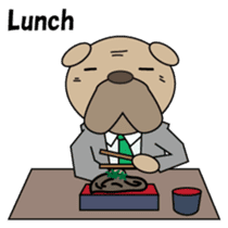 Bulldog general manager English version sticker #1603646