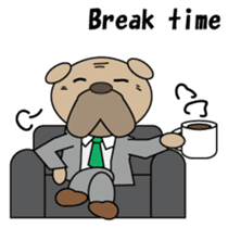 Bulldog general manager English version sticker #1603650