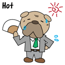 Bulldog general manager English version sticker #1603651