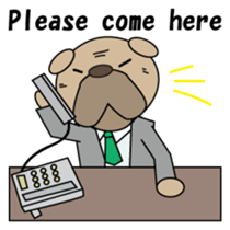 Bulldog general manager English version sticker #1603652