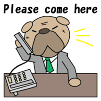 Bulldog general manager English version sticker #1603652