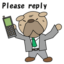 Bulldog general manager English version sticker #1603657