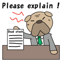 Bulldog general manager English version sticker #1603658