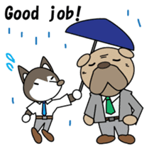 Bulldog general manager English version sticker #1603661