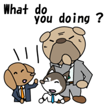 Bulldog general manager English version sticker #1603666