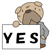 Bulldog general manager English version sticker #1603667