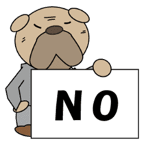 Bulldog general manager English version sticker #1603668