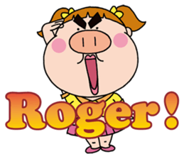 Cheer up !  Miss Tonton (English) sticker #1604034