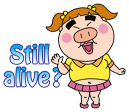 Cheer up !  Miss Tonton (English) sticker #1604036