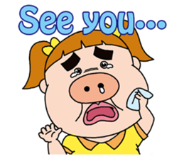 Cheer up !  Miss Tonton (English) sticker #1604039