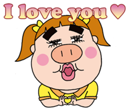 Cheer up !  Miss Tonton (English) sticker #1604040