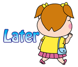 Cheer up !  Miss Tonton (English) sticker #1604041