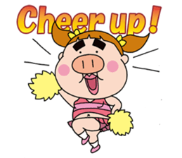 Cheer up !  Miss Tonton (English) sticker #1604042
