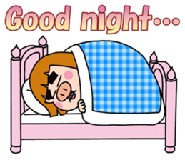 Cheer up !  Miss Tonton (English) sticker #1604045