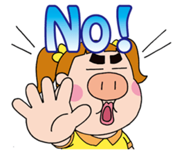 Cheer up !  Miss Tonton (English) sticker #1604048