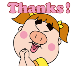 Cheer up !  Miss Tonton (English) sticker #1604054