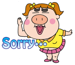 Cheer up !  Miss Tonton (English) sticker #1604055