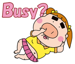 Cheer up !  Miss Tonton (English) sticker #1604059