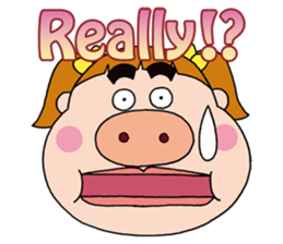 Cheer up !  Miss Tonton (English) sticker #1604061