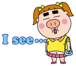 Cheer up !  Miss Tonton (English) sticker #1604062