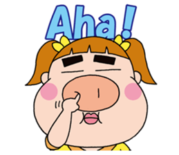 Cheer up !  Miss Tonton (English) sticker #1604063